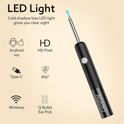 Ear Cleaning Kit with Rechargeable Battery