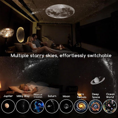 2-in-1 Galaxy Projector Night Light