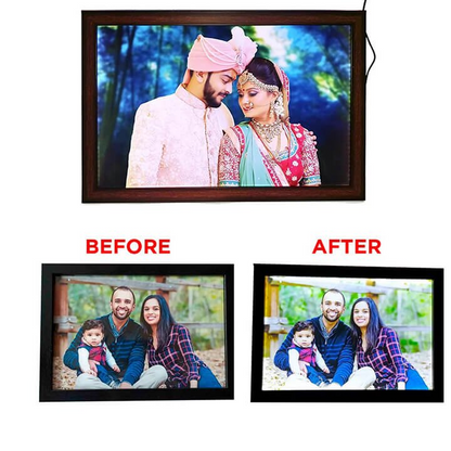 Premium Custom LED Photo Frame – Personalized Illuminated Photo Frame | love craft gift