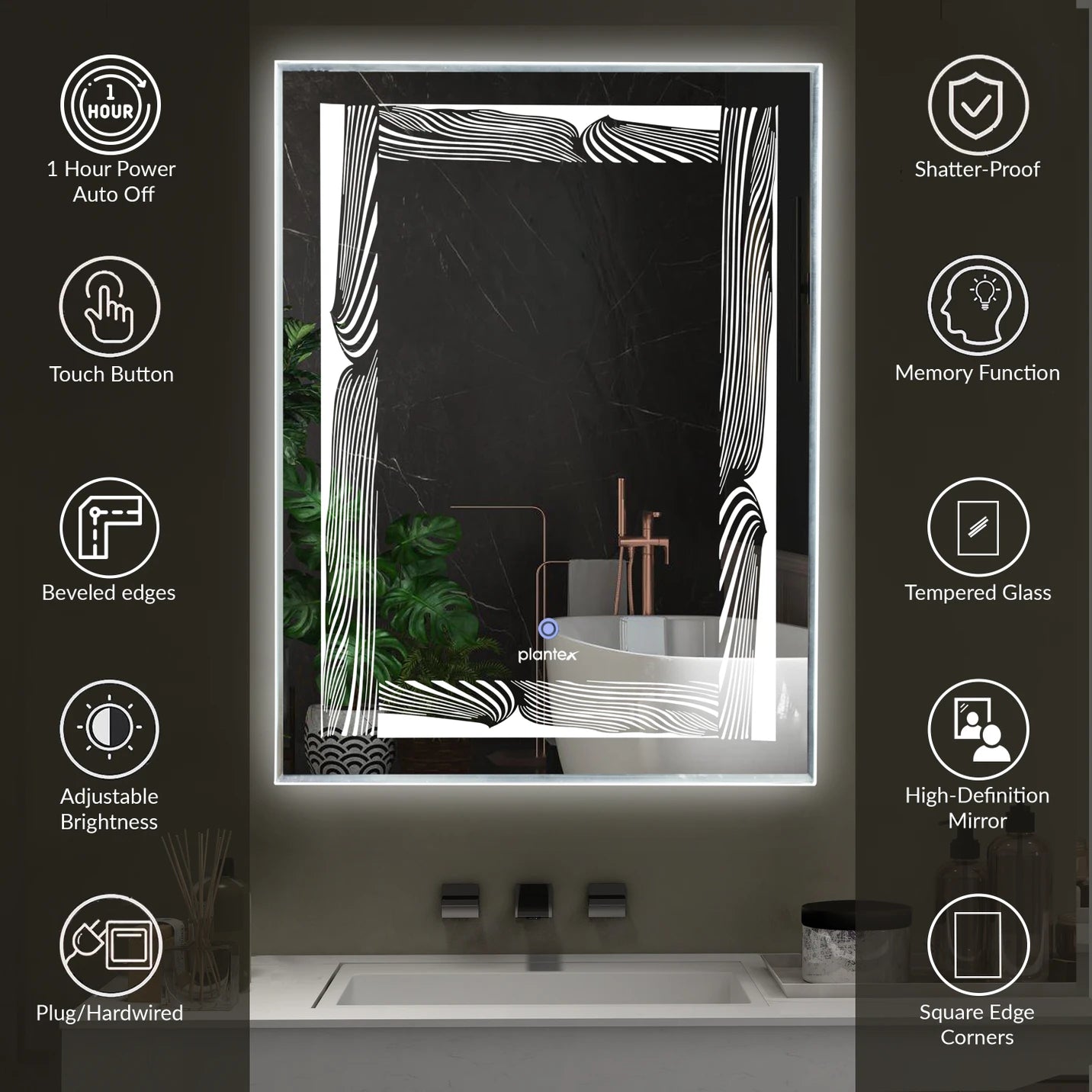 led mirror