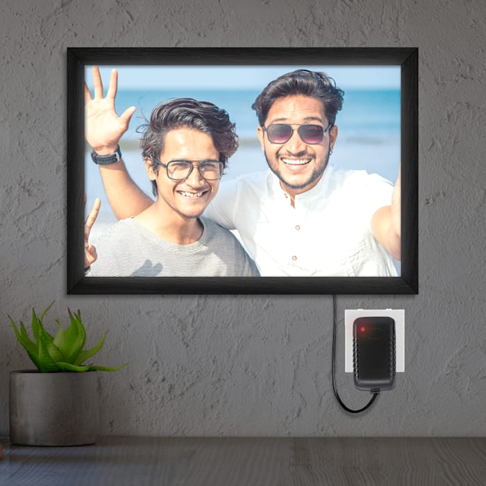 Premium Custom LED Photo Frame – Personalized Illuminated Photo Frame | love craft gift