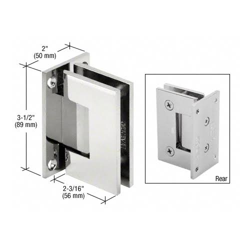 Wall to Glass Hinges 90′ (HESSSHM-01)