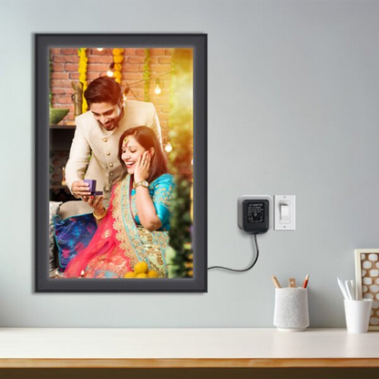 Premium Custom LED Photo Frame – Personalized Illuminated Photo Frame | love craft gift