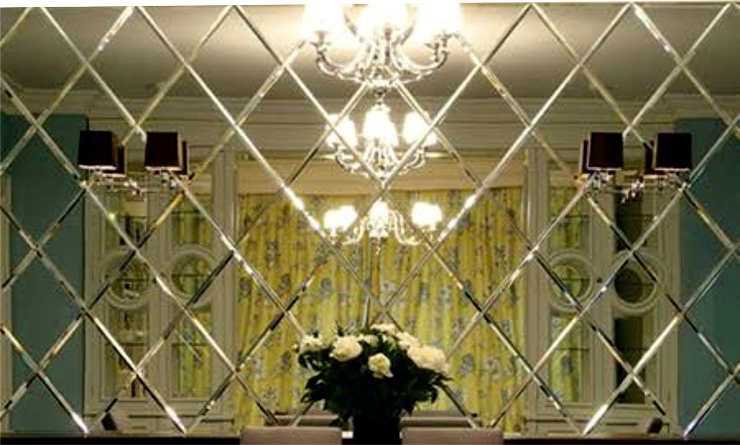 Customized V-Groove Glass – Premium Decorative Glass Panels