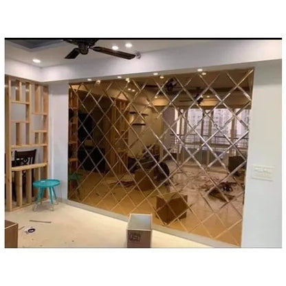 Customized V-Groove Glass – Premium Decorative Glass Panels